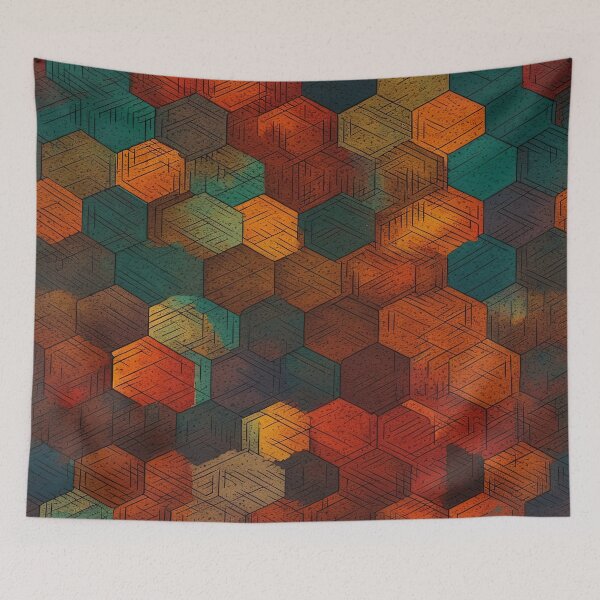 Item preview, Geometric Pattern Contrasting Colors designed and sold by Juliascutecornr.