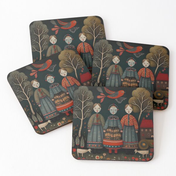Item preview, Folk Art : Scandinavian designed and sold by MTJ-Mushrooms.