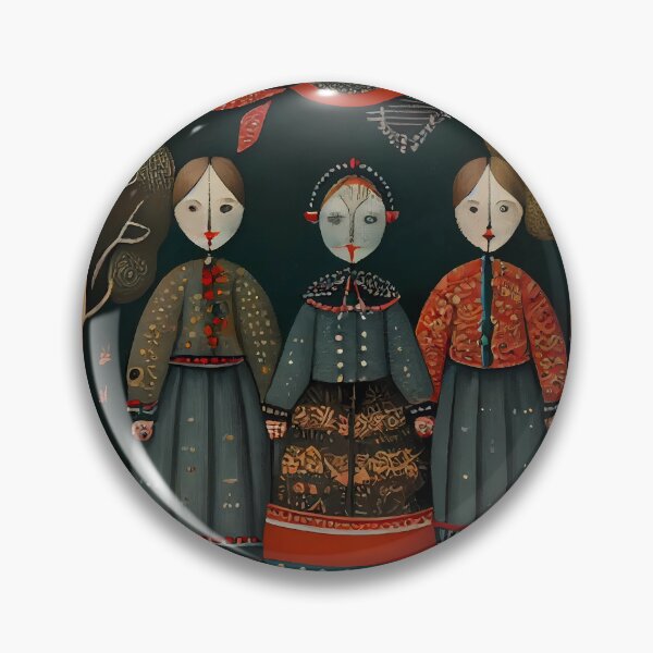 Artikelvorschau, Folk Art : Scandinavian entworfen und verkauft von MTJ-Mushrooms.