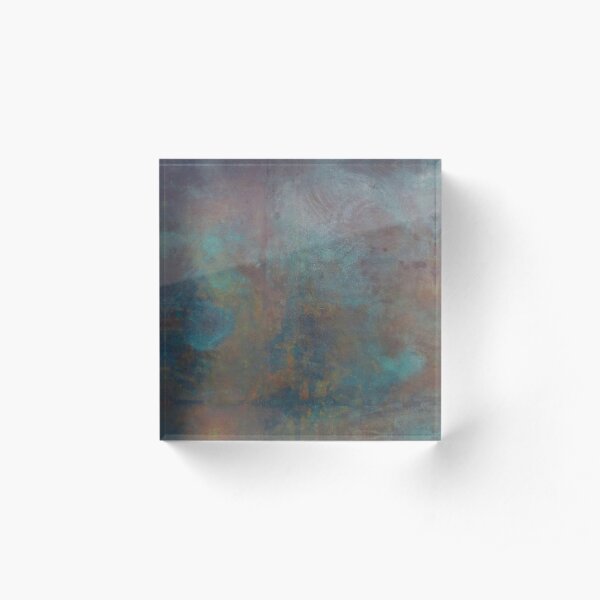 Copper colours Acrylic Block