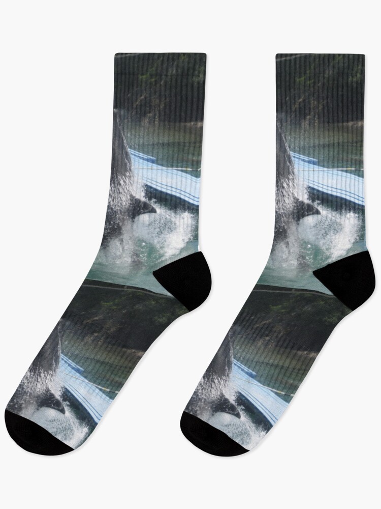 Thumbnail 1 of 5, Socks, Whale designed and sold by Zeus-Designer.