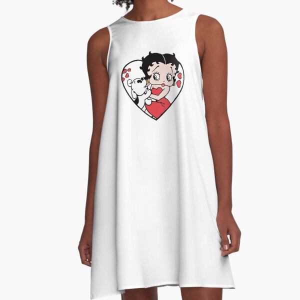 Women's Betty Boop Classic White Dress Betty T-Shirt – Fifth Sun