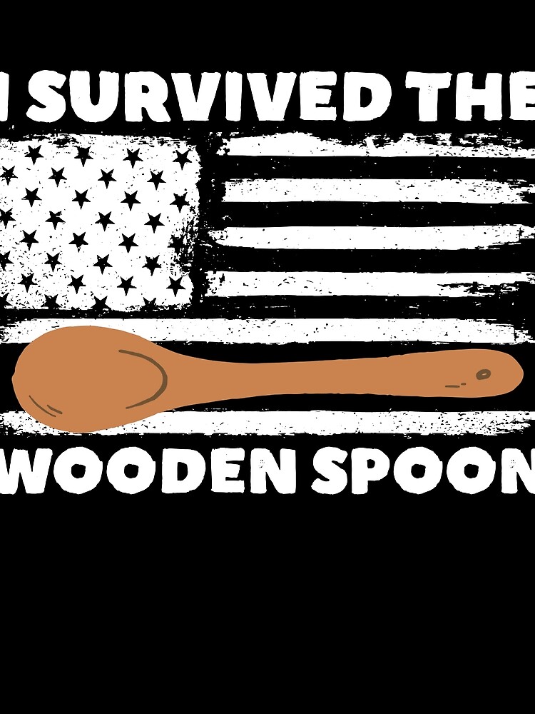 Thumbnail 3 von 3, Tuch, I Survived The Wooden Spoon American Flag Patriotic Gear designt und verkauft von DynamicDesign.