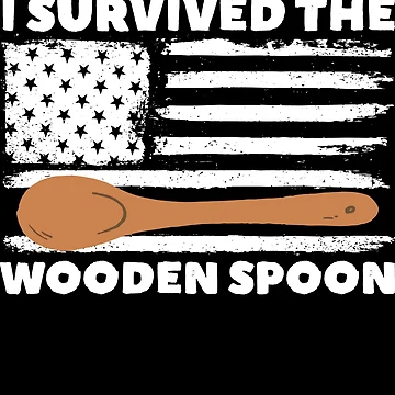 Imagen de la obra I Survived The Wooden Spoon American Flag Patriotic Gear de DynamicDesign
