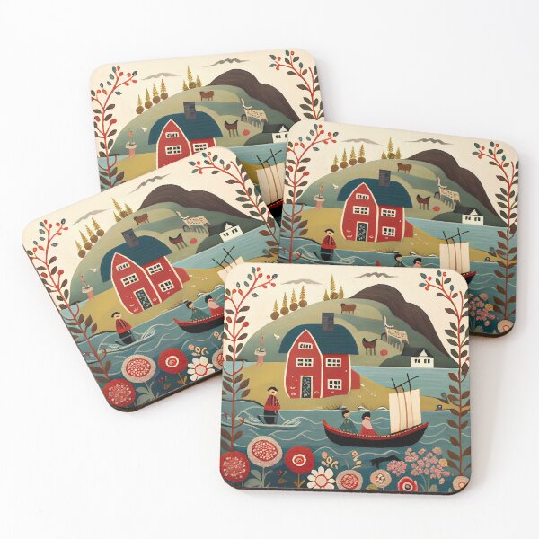 Item preview, Folk Art : Scandinavian designed and sold by MTJ-Mushrooms.
