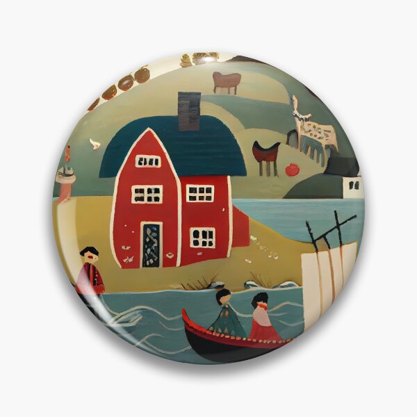 Artikelvorschau, Folk Art : Scandinavian entworfen und verkauft von MTJ-Mushrooms.