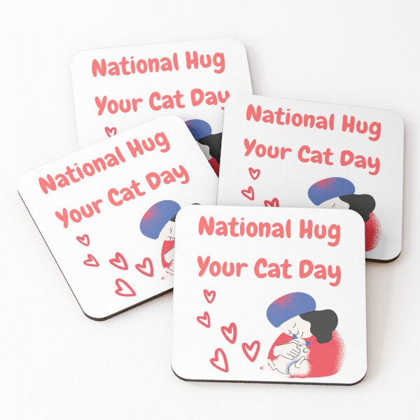 Item preview, National Hug Your Cat Day designed and sold by Simo0455.