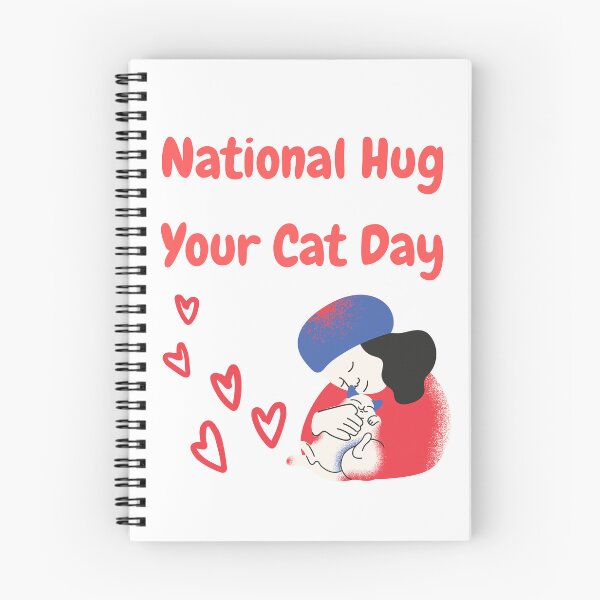 Item preview, National Hug Your Cat Day designed and sold by Simo0455.
