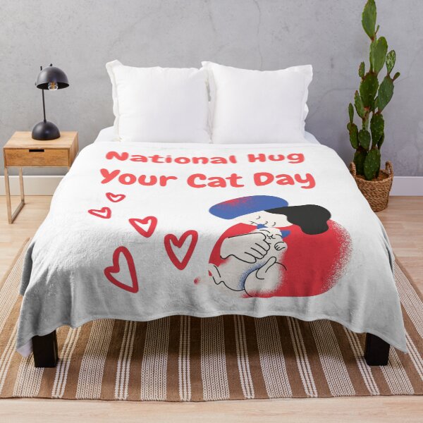 Item preview, National Hug Your Cat Day designed and sold by Simo0455.