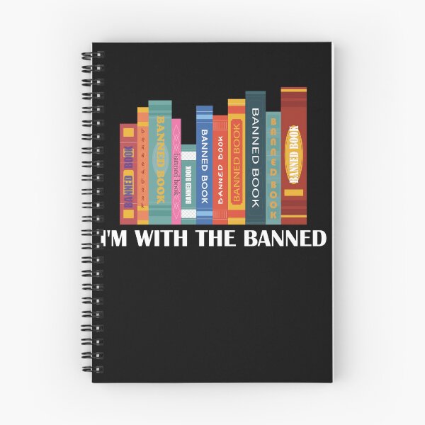 Item preview, I'm With The Banned Book Bookworm Read Banned Books Gear designed and sold by DynamicDesign.