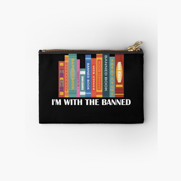 Item preview, I'm With The Banned Book Bookworm Read Banned Books Gear designed and sold by DynamicDesign.