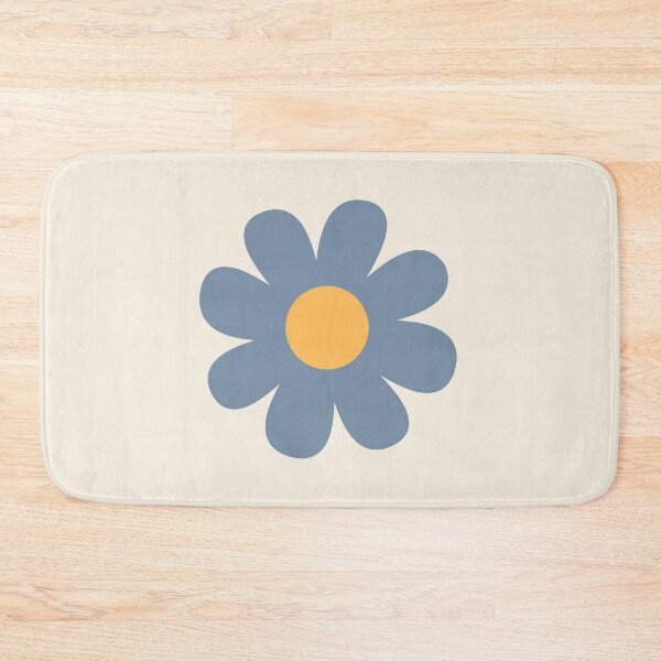 Item preview, Flower Blossom in Faded Denim Blue designed and sold by GemsAnatomy.