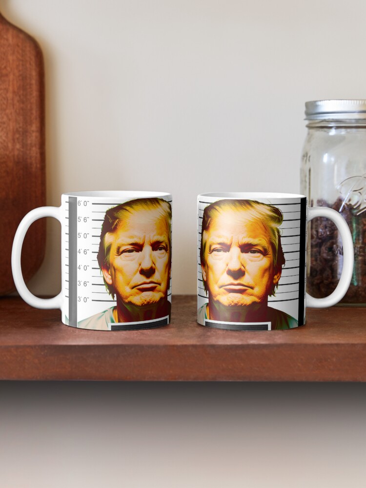 Free Trump Donald Trump Mugshot Arrest Mug Funny Political, - Inspire Uplift