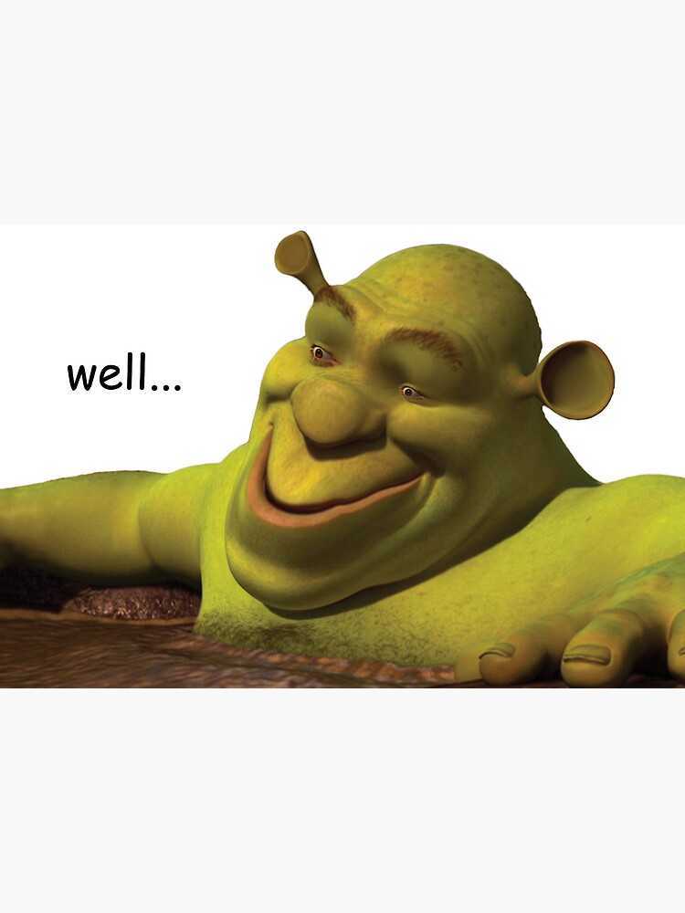 shrek meme | Art Board Print