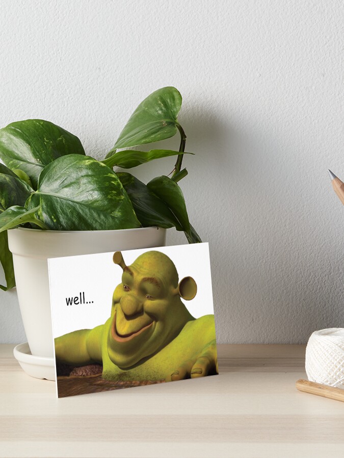 Shrek meme Sticker for Sale by tttatia