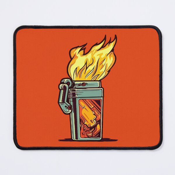 Item preview, Epic Lighter Bursting Flames Comic Style designed and sold by Arncil.