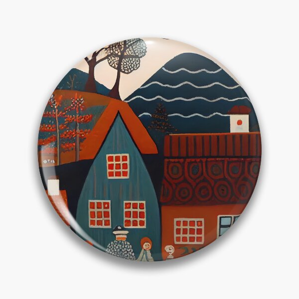Artikelvorschau, Folk Art : Scandinavian entworfen und verkauft von MTJ-Mushrooms.