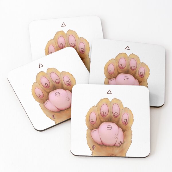 Item preview, Pawlmistry Orange Paw designed and sold by TheLostDoodler.
