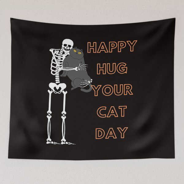 Item preview, National Hug Your Cat Day designed and sold by Simo0455.