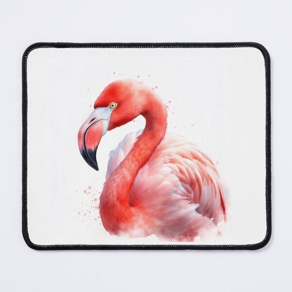 Item preview,  Stunning Flamingo Watercolour Portrait designed and sold by Adios65.