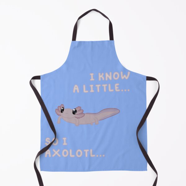 Item preview, Know A Little Axolotl (In Blue) designed and sold by Creepy-Cutesie.