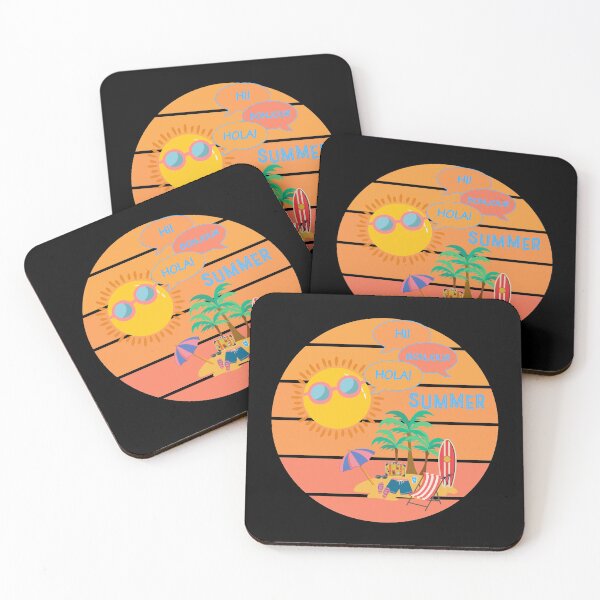 Item preview, Hi Bonjour Hola Summer designed and sold by Tw1nsAIArt.