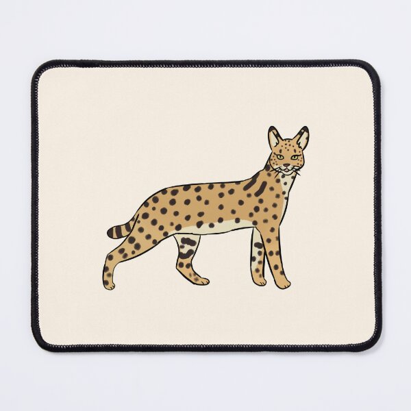 Item preview, serval cute illustration  designed and sold by Yarafantasyart.