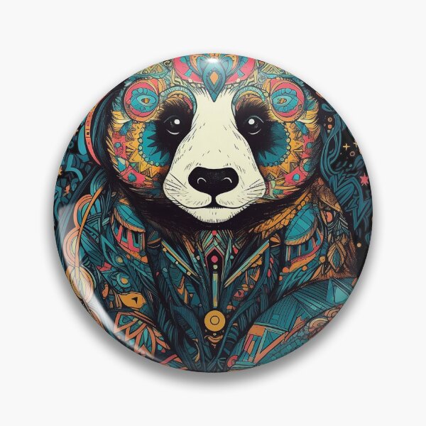 Item preview, Geometric Colorful Panda designed and sold by paulloed.