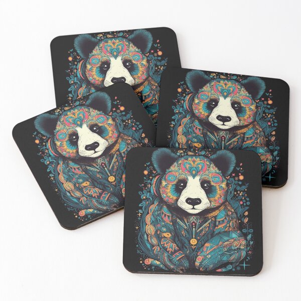 Item preview, Geometric Colorful Panda designed and sold by paulloed.