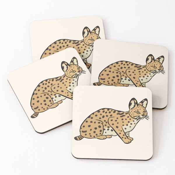 Item preview, serval cute illustration  designed and sold by Yarafantasyart.