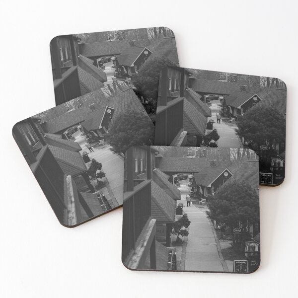 Item preview, Almost Empty Streets - Dark Contrast Moody film photography print designed and sold by brycecphotos.