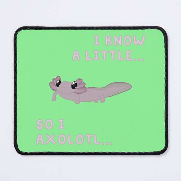 Item preview, Know A Little Axolotl (In Green) designed and sold by Creepy-Cutesie.