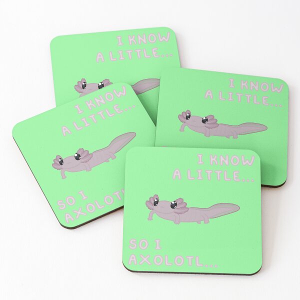 Item preview, Know A Little Axolotl (In Green) designed and sold by Creepy-Cutesie.