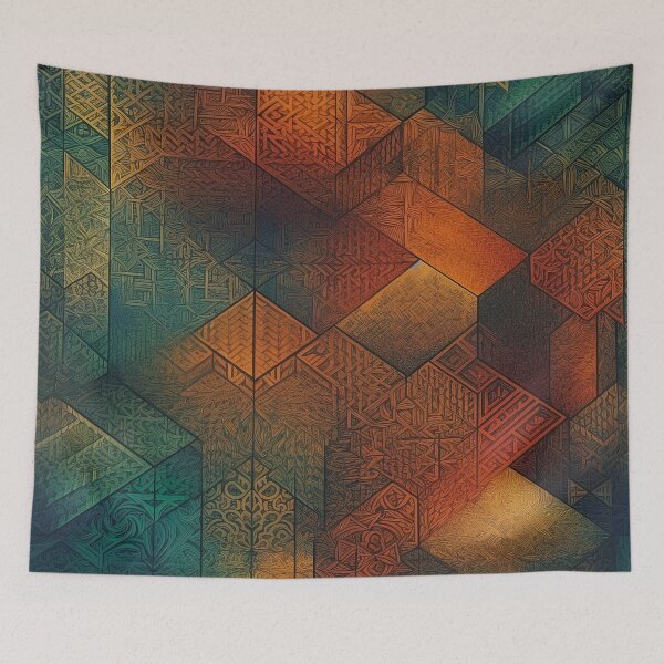 Item preview, Geometric Pattern Contrasting Colors designed and sold by Juliascutecornr.