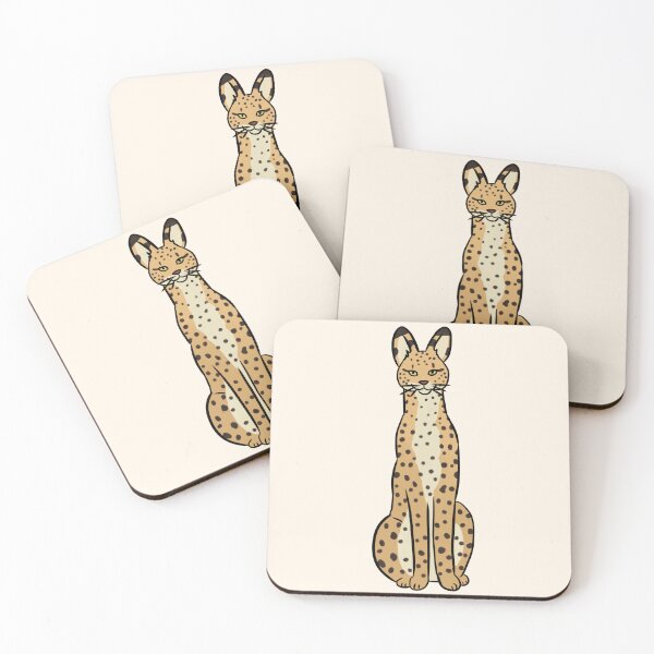 Item preview, Serval cute illustration  designed and sold by Yarafantasyart.