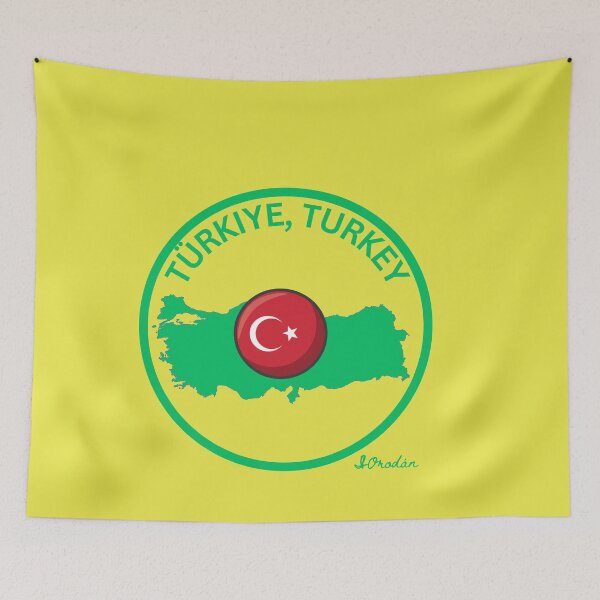 Item preview,  IF YOU ARE TRAVELING TO TURKEY THAN YOU WILL NEED A COOL T-SHIRT.-(BADGE STYLE)  designed and sold by IORODAN.
