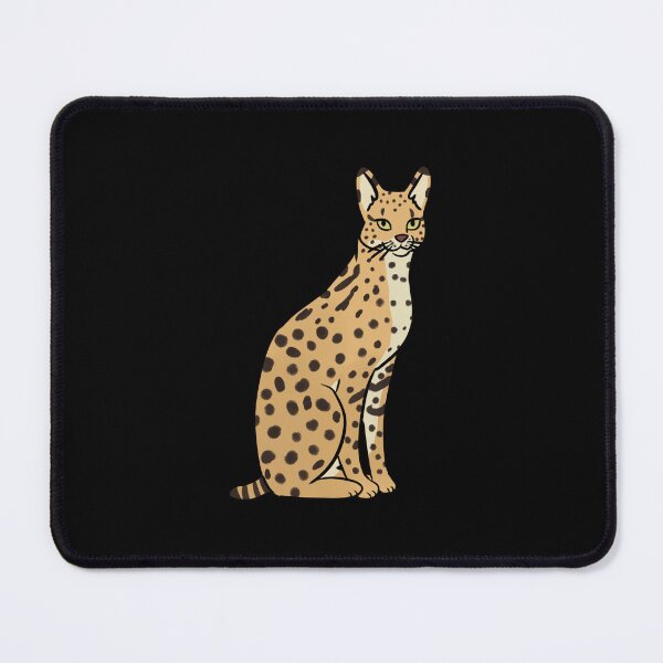 Item preview, Serval cute illustration designed and sold by Yarafantasyart.