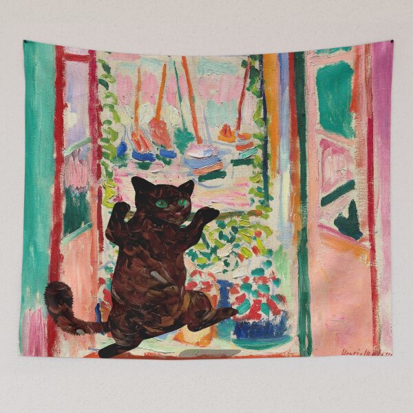 Item preview, Matisse Open Window Cat Funny Cat mom gift Henry Matisse designed and sold by RaspberryEM.