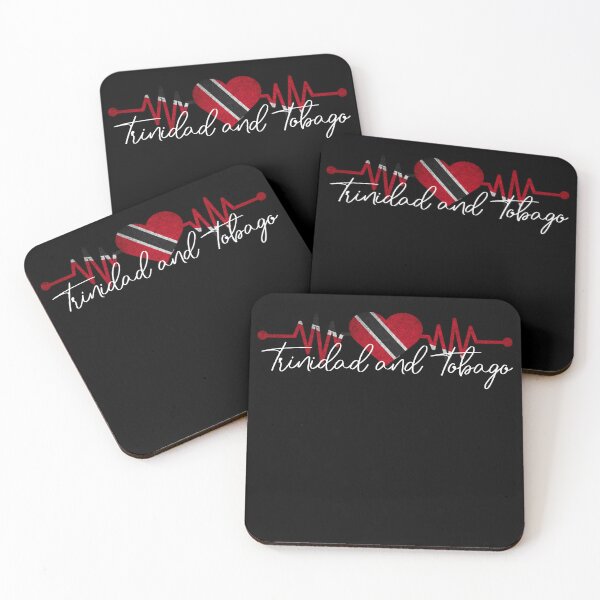 Item preview, Heart Flag - I Love Trinidad and Tobago - Heartbeat of A Nation Trini To De Bone Trinidad And Tobago designed and sold by Fun-World.