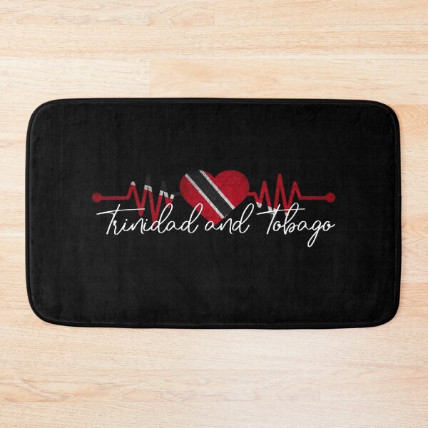 Item preview, Heart Flag - I Love Trinidad and Tobago - Heartbeat of A Nation Trini To De Bone Trinidad And Tobago designed and sold by Fun-World.
