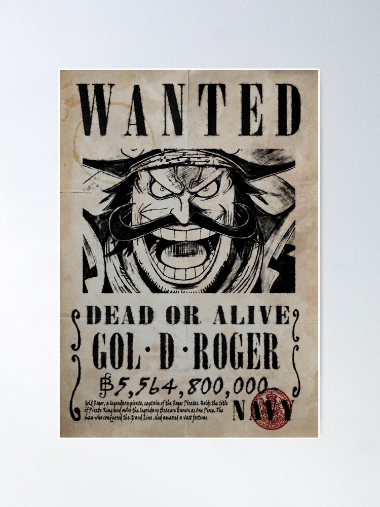 Gold Roger Wanted OMN1111