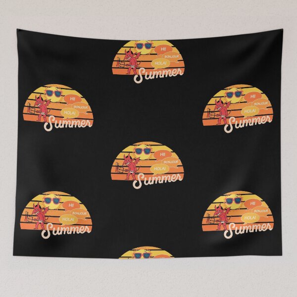 Item preview, Hi Bonjour Hola Summer designed and sold by Tw1nsAIArt.