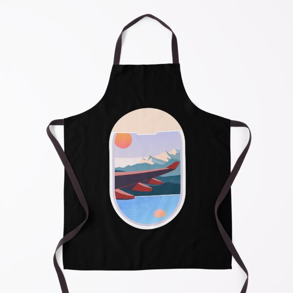 Item preview, Wanderlust Plane Window Travel Landscape Nature designed and sold by CreatDifference.