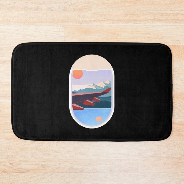Item preview, Wanderlust Plane Window Travel Landscape Nature designed and sold by CreatDifference.