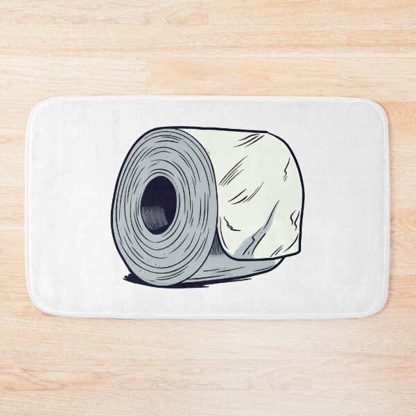 Item preview, Simple Roll of Toilet Paper Cartoon Style designed and sold by Arncil.