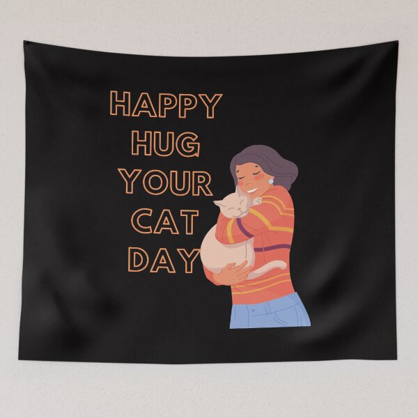 Item preview, Hug Your Cat Day designed and sold by Simo0455.