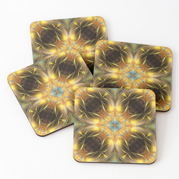 Item preview, four yellow tunnel ellipses designed and sold by effervescence.