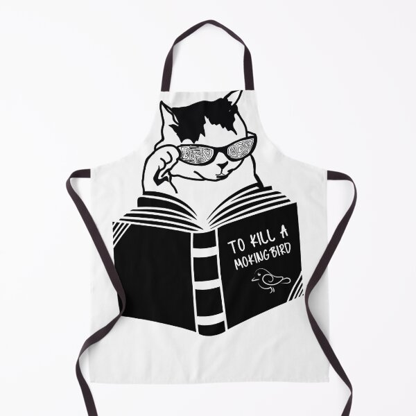 Item preview, Cat reading to kill a mockingbird designed and sold by REO-Collection.