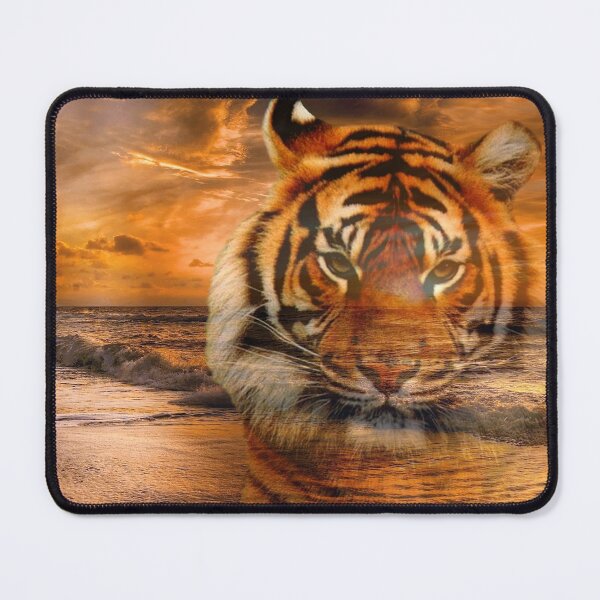 Item preview, Tiger and Sunset over the Sea designed and sold by Erika Kaisersot.