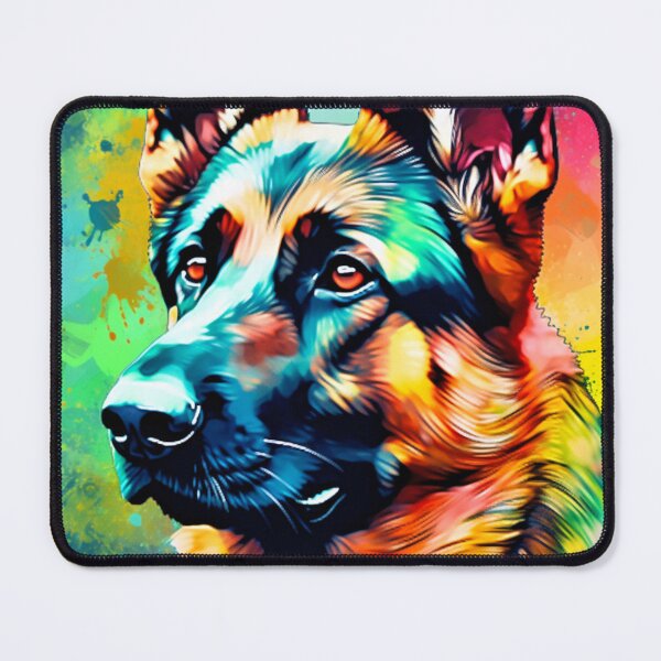 Item preview, Abstract German Shepherd  designed and sold by DreamlikeDesign.